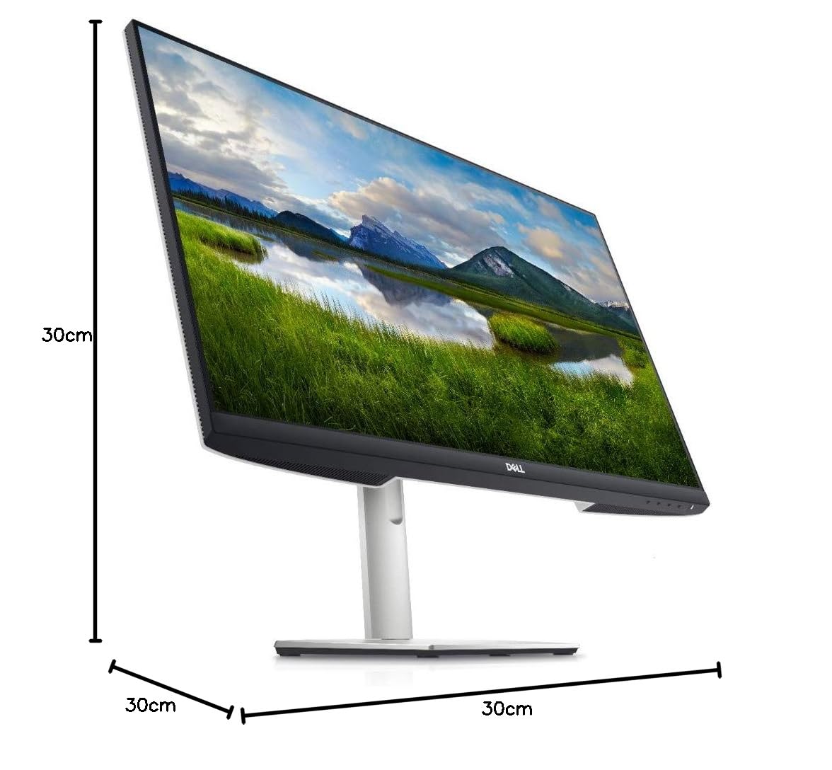 Dell S2721DS 27-inch Monitor, QHD 2560 x 1440, 75 Hz, IPS Anti